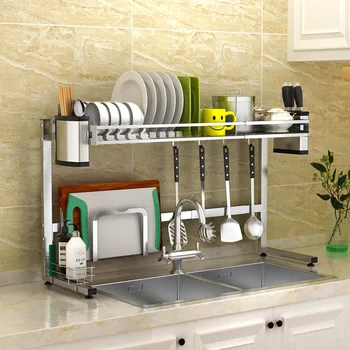 Stainless Steel Kitchen Storage Rack DIY Knife Chopping board Organizer Flavoring Spoon Dish Drying Rack Shelf Wall Mounted aa21
Stainless Steel Kitchen Storage Rack DIY Knife Chopping board Organizer Flavoring Spoon Dish Drying Rack Shelf Wall Mounted aa21