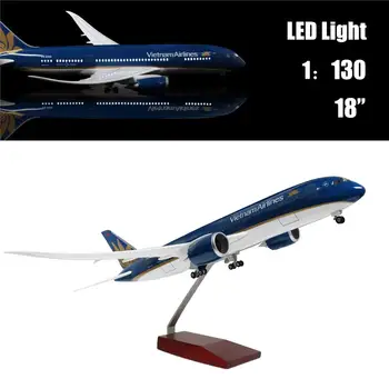 46CM 1:130 Airplane Model Vietnam Boeing 787 With LED Light(Touch or Sound Control) For Decoration Or Gift
46CM 1:130 Airplane Model Vietnam Boeing 787 With LED Light(Touch or Sound Control) For Decoration Or Gift
