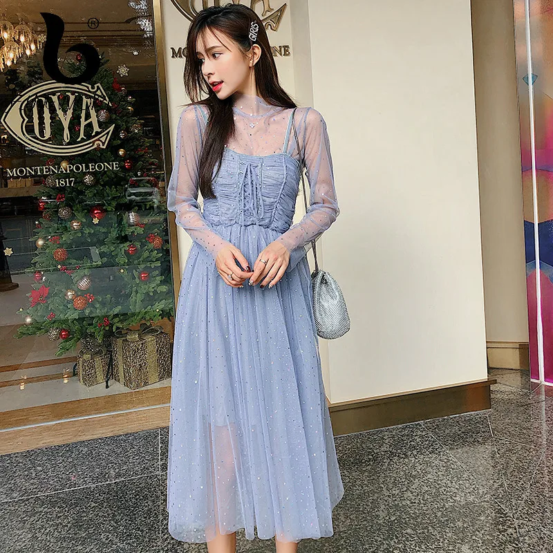 FINEWORDS Spring Vintage Beading Shine Lace Mesh Dresses Korean Chic Dress Elegant Long Sleeve A Line Midi Dress Party vestidos
FINEWORDS Spring Vintage Beading Shine Lace Mesh Dresses Korean Chic Dress Elegant Long Sleeve A Line Midi Dress Party vestidos