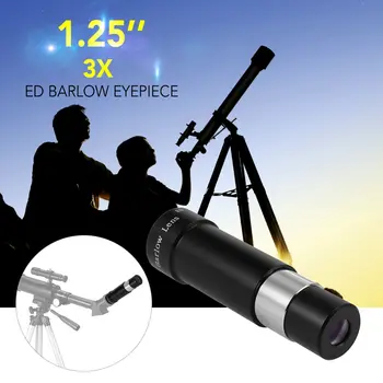 #1.25INCH 3X Monocular Barlow Eyepiece Astronomical Eyepiece Multi-coated Planetary Lens Eyepiece Telescope Hunting Telescope
#1.25INCH 3X Monocular Barlow Eyepiece Astronomical Eyepiece Multi-coated Planetary Lens Eyepiece Telescope Hunting Telescope