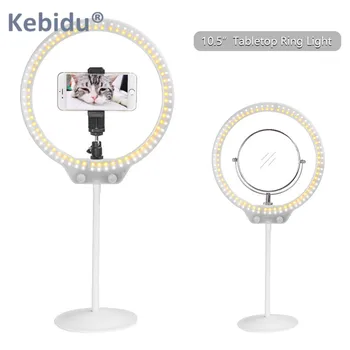 Photography Dimmable LED Selfie Ring Light Youtube Video Live 3200-5500k Photo Studio Light With Phone Holder USB Plug Tripod
Photography Dimmable LED Selfie Ring Light Youtube Video Live 3200-5500k Photo Studio Light With Phone Holder USB Plug Tripod