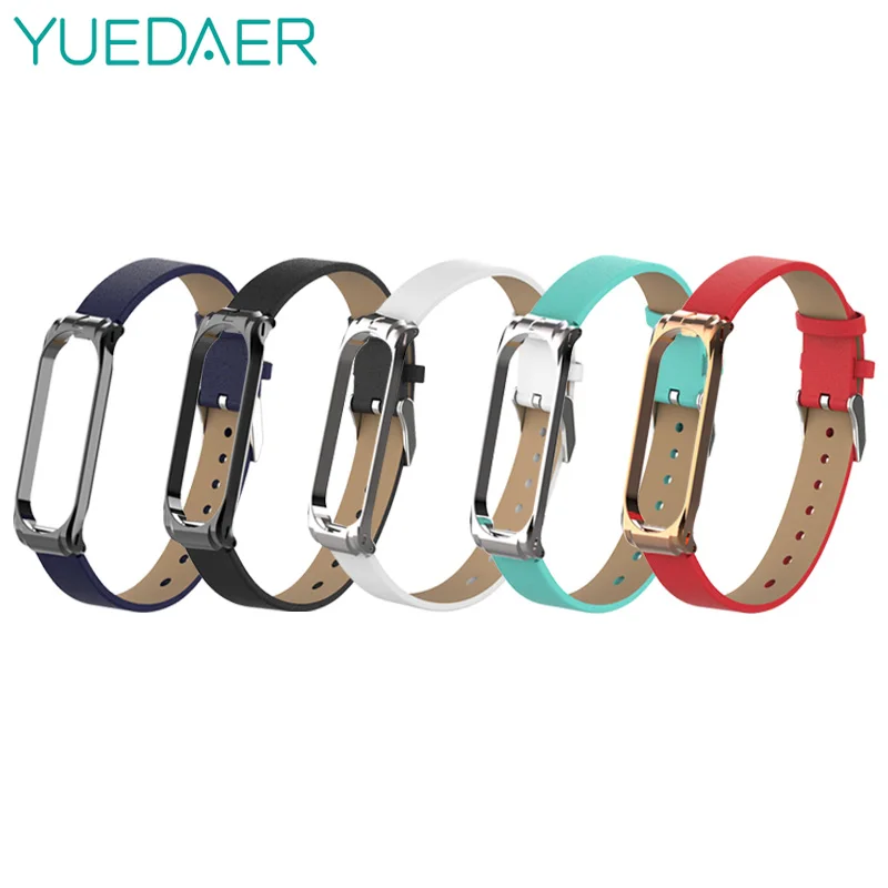 

Leather Mi Band 4 Strap For Xiaomi Mi Band 4 Miband 4 Smart Wristband Anti-Lost Sport Bracelet Mi Band 3 Strap Smart Accessories