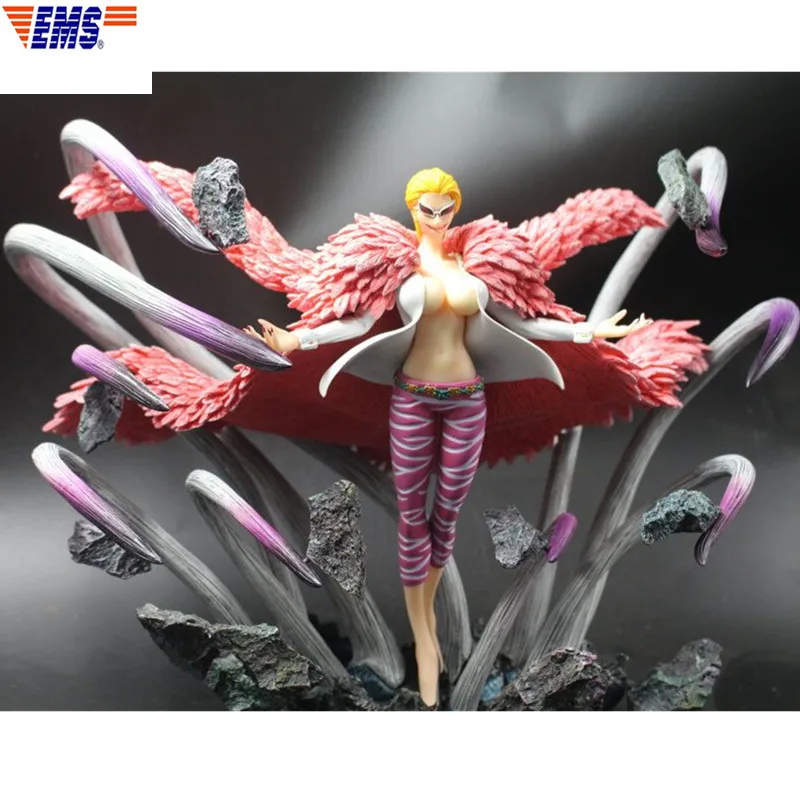 33CM ONE PIECE Donquixote Doflamingo Female Ver GK Resin Statue Action Figure For Desktop Decoration X81
33CM ONE PIECE Donquixote Doflamingo Female Ver GK Resin Statue Action Figure For Desktop Decoration X81