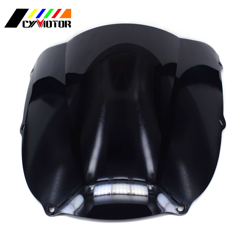 Motorcycle Black Windshield Fairing Windscreen For KAWASAKI ZX6R ZX-6R ZX636 1998 1999 98 99 | Автомобили и мотоциклы