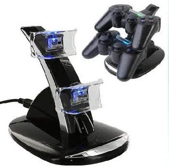 Controller Charger,Dual Console Charger Charging Docking Station Stand for Sony Playstation 3 PS3 with LED Indicators
Controller Charger,Dual Console Charger Charging Docking Station Stand for Sony Playstation 3 PS3 with LED Indicators