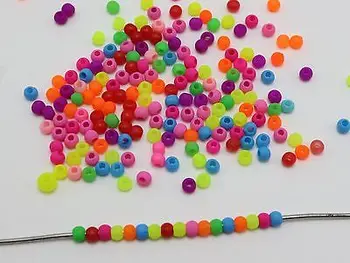 10000 Mixed Frost Neon Color Acrylic Round Beads 3mm Smooth ball Seed Beads 
10000 Mixed Frost Neon Color Acrylic Round Beads 3mm Smooth ball Seed Beads