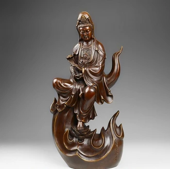 18 Tibet Buddhsim Red Copper Lotus Free GuanYin Kwan-yin Ruyi Bodhisattva Statue
18 Tibet Buddhsim Red Copper Lotus Free GuanYin Kwan-yin Ruyi Bodhisattva Statue