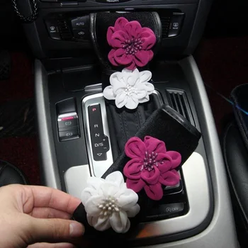 Car Gear Shift Cover Rose Flower Gear Knob Cover Plush Hand brake Cases Auto Accessories Interior Decoration for Women Girls
Car Gear Shift Cover Rose Flower Gear Knob Cover Plush Hand brake Cases Auto Accessories Interior Decoration for Women Girls