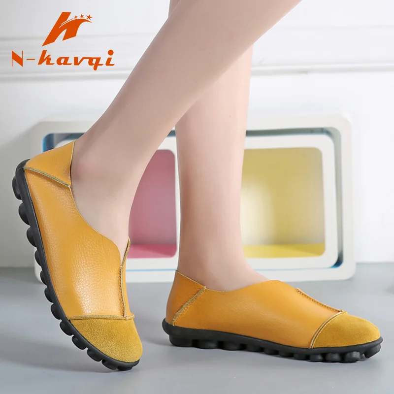NKAVQI Women Quality Leather Casual Shoes Spring Female Driving Ballet Footwear Moccasins Mother Loafers Soft Leisure Flats
NKAVQI Women Quality Leather Casual Shoes Spring Female Driving Ballet Footwear Moccasins Mother Loafers Soft Leisure Flats