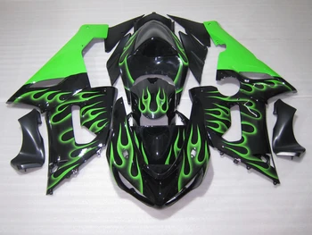 Bodywork fairing kit for Kawasaki ninja ZX6R 05 06 green flames black fairings hull ZX6R 2005 2006 TP07
Bodywork fairing kit for Kawasaki ninja ZX6R 05 06 green flames black fairings hull ZX6R 2005 2006 TP07