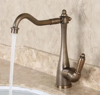 European kitchen cold and hot faucet antique wash basin basin faucet Retro Green copper water faucet LU51110
European kitchen cold and hot faucet antique wash basin basin faucet Retro Green copper water faucet LU51110