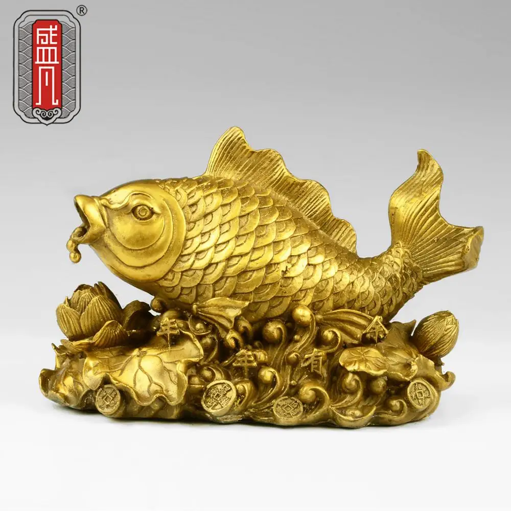 Jinlongyu copper ornaments Home Furnishing copper fish May there be surpluses every year. decoration business giftsroom Art
Jinlongyu copper ornaments Home Furnishing copper fish May there be surpluses every year. decoration business giftsroom Art