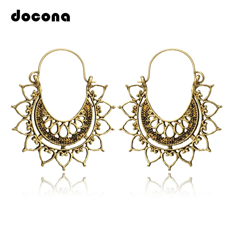 Docona Vintage Hollow Flower Drop Earrings Metal Geometric Waterdrop Heart Dangle Earring Brincos for Women Jewelry 6678
Docona Vintage Hollow Flower Drop Earrings Metal Geometric Waterdrop Heart Dangle Earring Brincos for Women Jewelry 6678