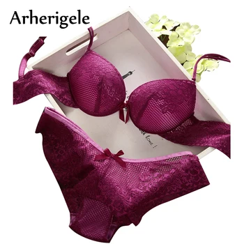 Arherigele Gather Sexy Adjustment Push Up Bra Set Bra Panties Intimates Underwear Lace Bras and Panties Lingerie Set 3/4 B C Cup
Arherigele Gather Sexy Adjustment Push Up Bra Set Bra Panties Intimates Underwear Lace Bras and Panties Lingerie Set 3/4 B C Cup