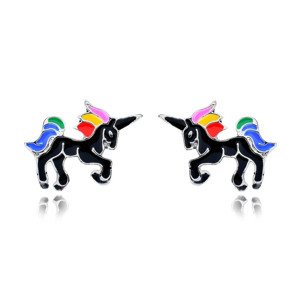 Funny Earrings Small Cute Unicorn Animal Earrings Women Girl Kids Femme Simple Minimalist Earring Oorknopjes Kinder Oorbellen
Funny Earrings Small Cute Unicorn Animal Earrings Women Girl Kids Femme Simple Minimalist Earring Oorknopjes Kinder Oorbellen