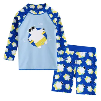 Children Swimwear for Girls Polyester Two Pieces Swimsuit Bathing Suit Bikini Beach Cartoon Long Sleeve Boys Swimwear Sets K417
Children Swimwear for Girls Polyester Two Pieces Swimsuit Bathing Suit Bikini Beach Cartoon Long Sleeve Boys Swimwear Sets K417