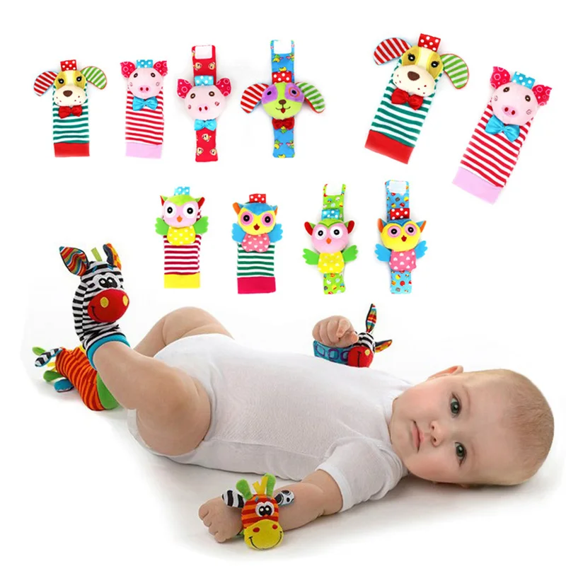 Cartoon Baby Infant Soft Socks Wrist Rattle Set Plush Baby Rattle Educational Newborn Toys Children Boy Girl Foot Rattle Socks
Cartoon Baby Infant Soft Socks Wrist Rattle Set Plush Baby Rattle Educational Newborn Toys Children Boy Girl Foot Rattle Socks