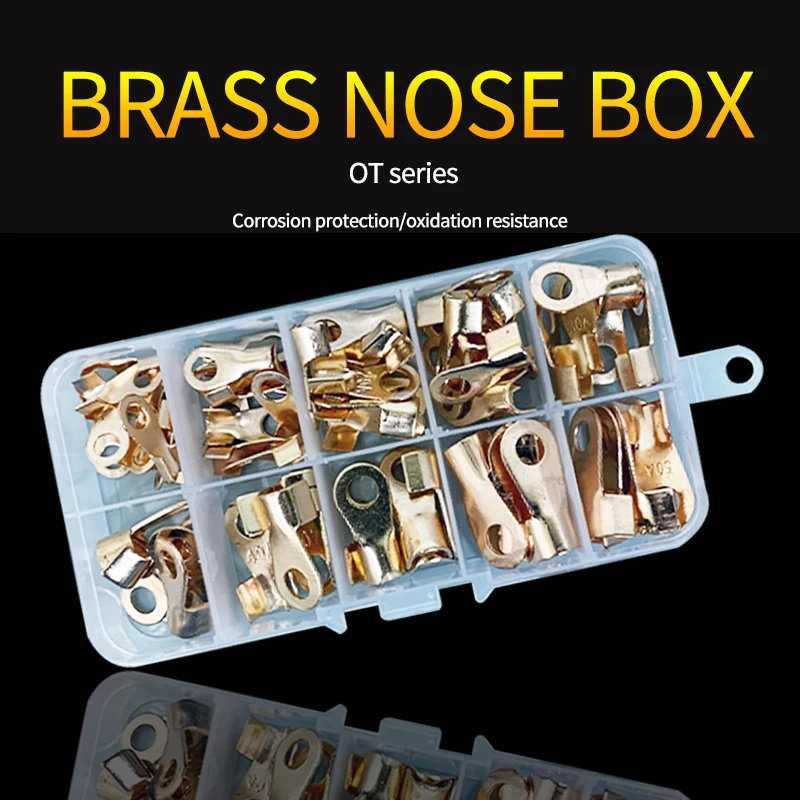 1box/Set 1.5-10mm Terminal block connector Crimping and line deduction sets of copper electrical maintenance kit Inside
1box/Set 1.5-10mm Terminal block connector Crimping and line deduction sets of copper electrical maintenance kit Inside