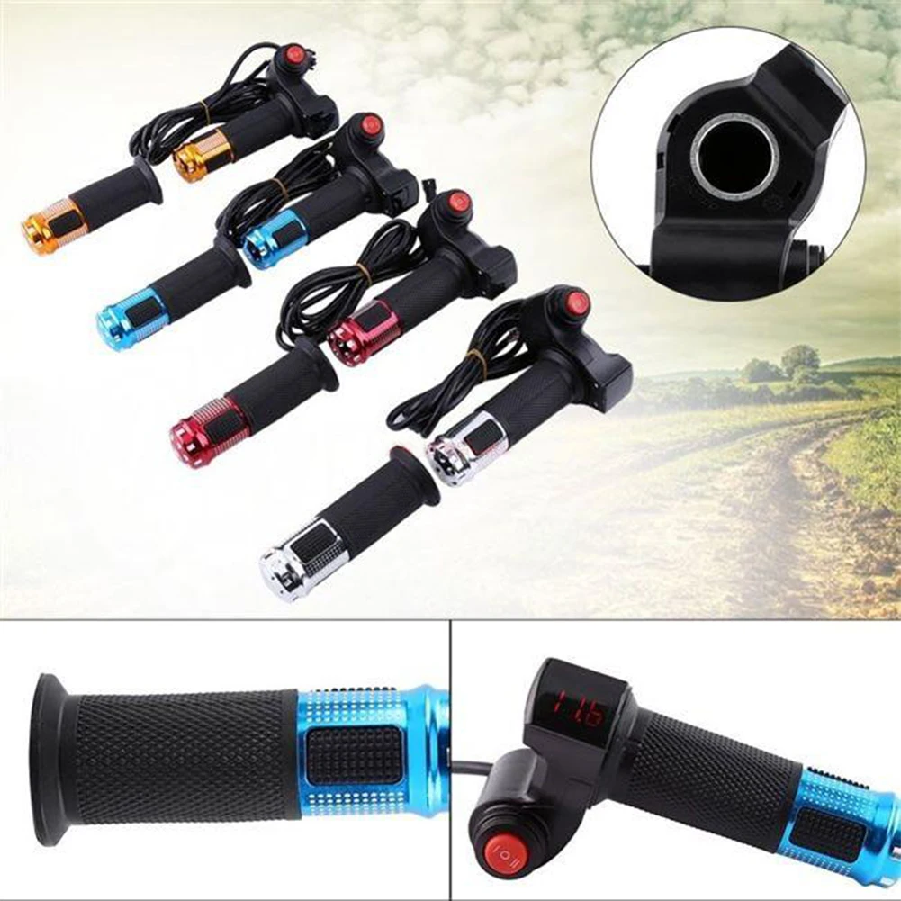 Screen Twist Speed Control LED Display With Wire Replacement Durable For Scooter Electric Bike Use Handle Throttle Grip
Screen Twist Speed Control LED Display With Wire Replacement Durable For Scooter Electric Bike Use Handle Throttle Grip