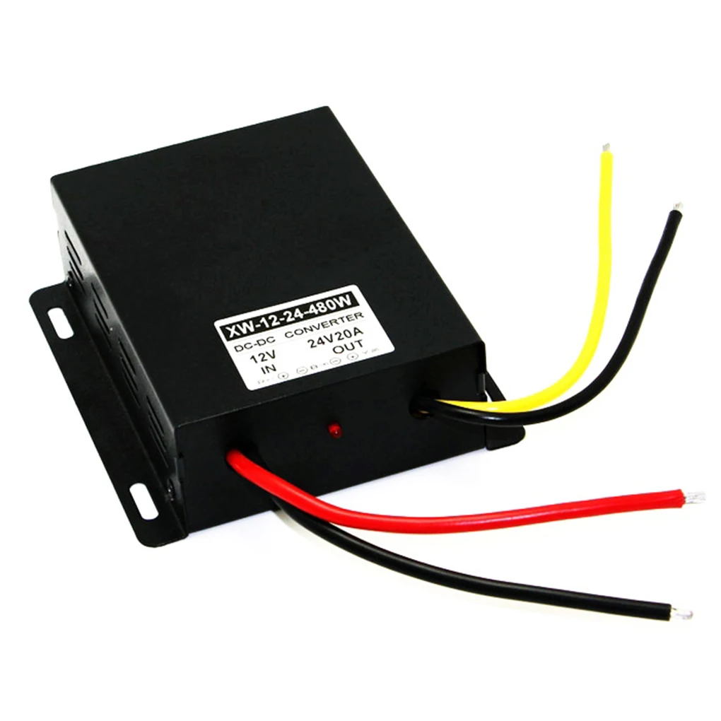 Iron Shell Voltage Converter Regulator DC 12V Step-up to DC 24V 15A 20A Car Truck Power Boost Transformer
Iron Shell Voltage Converter Regulator DC 12V Step-up to DC 24V 15A 20A Car Truck Power Boost Transformer
