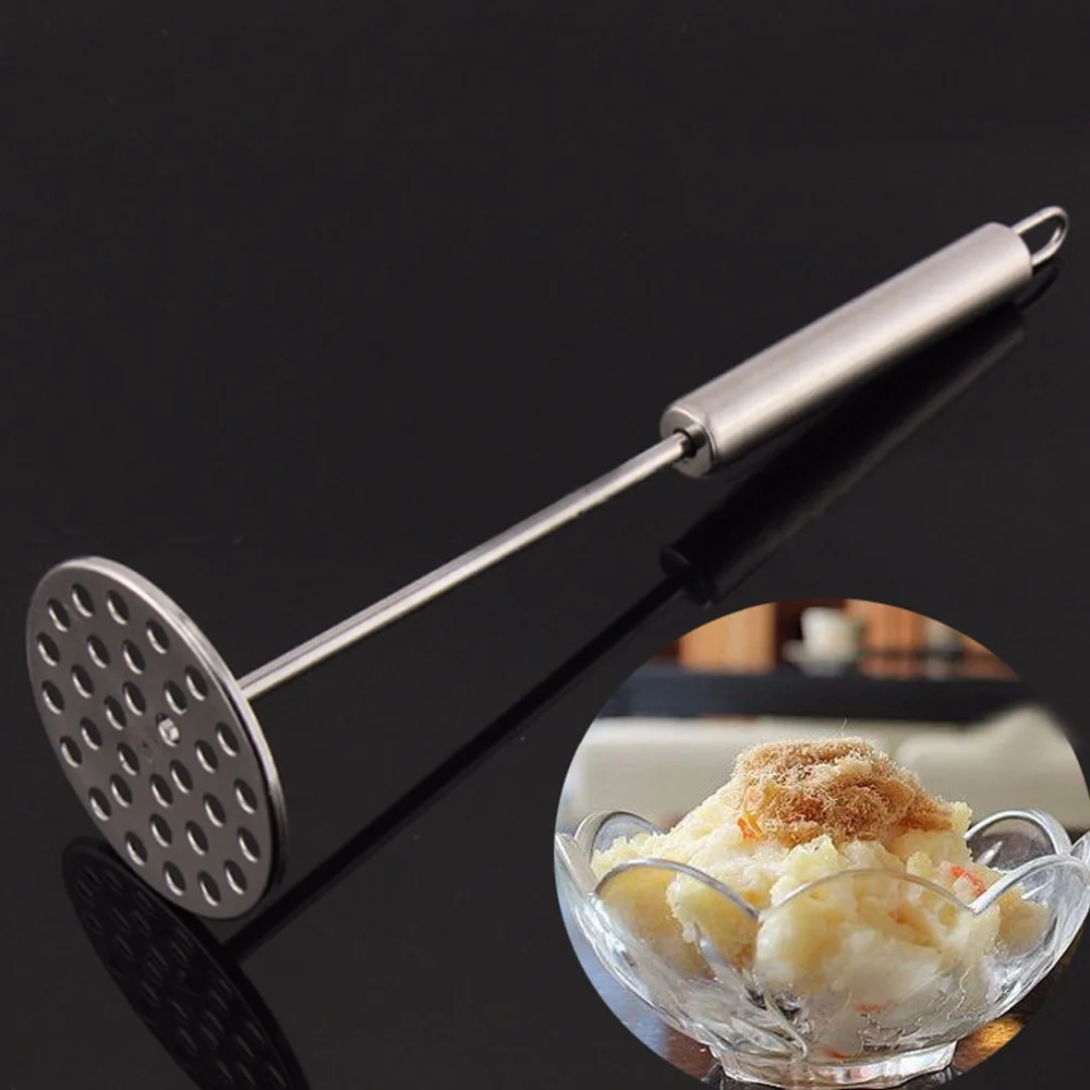 Stainless Steel Potato Press Mud Mashed Potato Manual Pressed Masher For Sweet Fruit Kitchen Tools Family Hotel Restaurant Use
Stainless Steel Potato Press Mud Mashed Potato Manual Pressed Masher For Sweet Fruit Kitchen Tools Family Hotel Restaurant Use