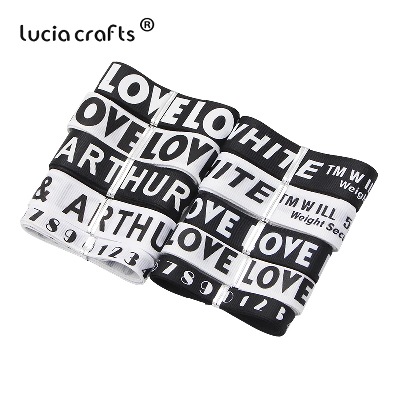 Lucia Crafts 5y/lot Multi option Letters/Numbers Pattern Printed Grosgrain Ribbon DIY Garment Handmade Craft Materials S06C5G05A
Lucia Crafts 5y/lot Multi option Letters/Numbers Pattern Printed Grosgrain Ribbon DIY Garment Handmade Craft Materials S06C5G05A