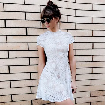 2019 Elegant Mini Celebrity Hollow out Short Dress O Neck Sexy Women Bodycon Night Lace Club High Quality Dresses Wholesale
2019 Elegant Mini Celebrity Hollow out Short Dress O Neck Sexy Women Bodycon Night Lace Club High Quality Dresses Wholesale