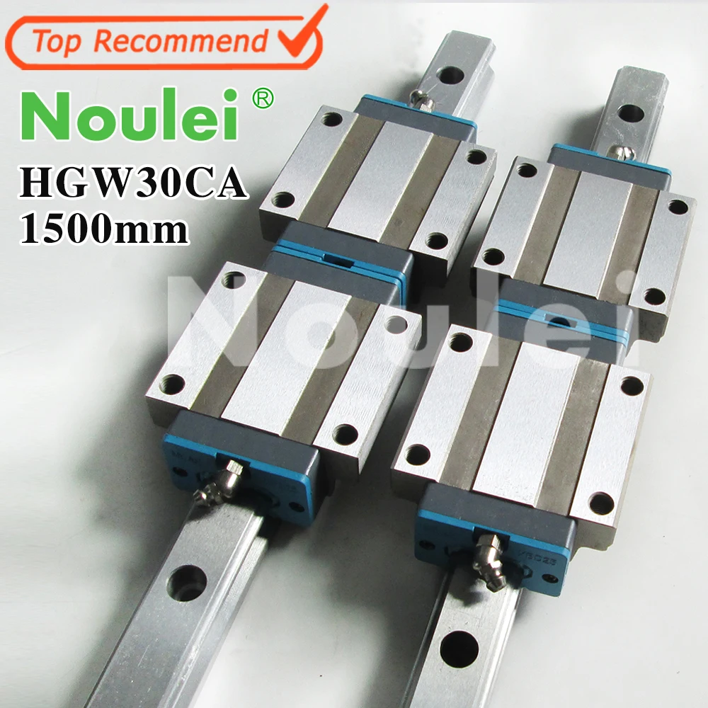 Noulei HGW30CA motion slide blocks with HG30 1500mm linear guide rail for CNC parts set High quality SELF-OWNED BRAND
Noulei HGW30CA motion slide blocks with HG30 1500mm linear guide rail for CNC parts set High quality SELF-OWNED BRAND