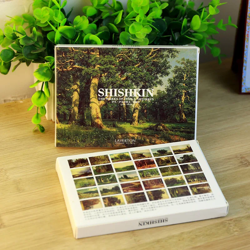 30sheets/LOT Shishkin Painting Postcard Shishkin Postcards/Greeting Card/wish Card/Fashion Gift
30sheets/LOT Shishkin Painting Postcard Shishkin Postcards/Greeting Card/wish Card/Fashion Gift