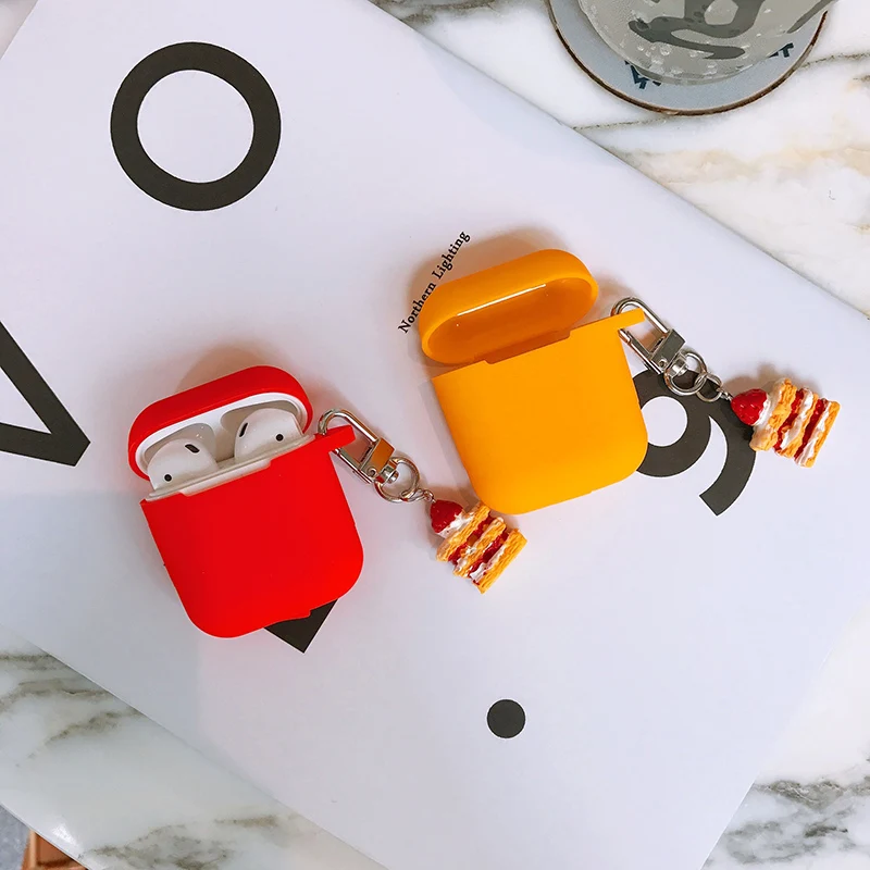 Silicone Case For Apple Airpods Silicone Case Shockproof Cover Headphone Anti-knock Protection For Airpod Box with Cute Key ring
Silicone Case For Apple Airpods Silicone Case Shockproof Cover Headphone Anti-knock Protection For Airpod Box with Cute Key ring