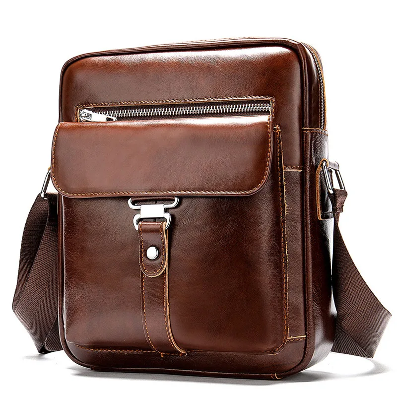 Casual Genuine Leather Shoulder Bags for Men High Quality Fashion Messenger Bag Flap Zipper Vintage Brand Male Crossbody Bags
Casual Genuine Leather Shoulder Bags for Men High Quality Fashion Messenger Bag Flap Zipper Vintage Brand Male Crossbody Bags