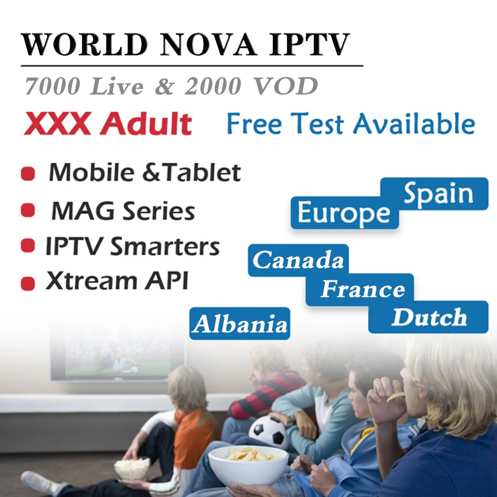 Acebird IPTV Subscription Netherlands French Spain Sweden UK USA Canada Albanian Czech Republic Russian Portugal 7000+ Live
Acebird IPTV Subscription Netherlands French Spain Sweden UK USA Canada Albanian Czech Republic Russian Portugal 7000+ Live
