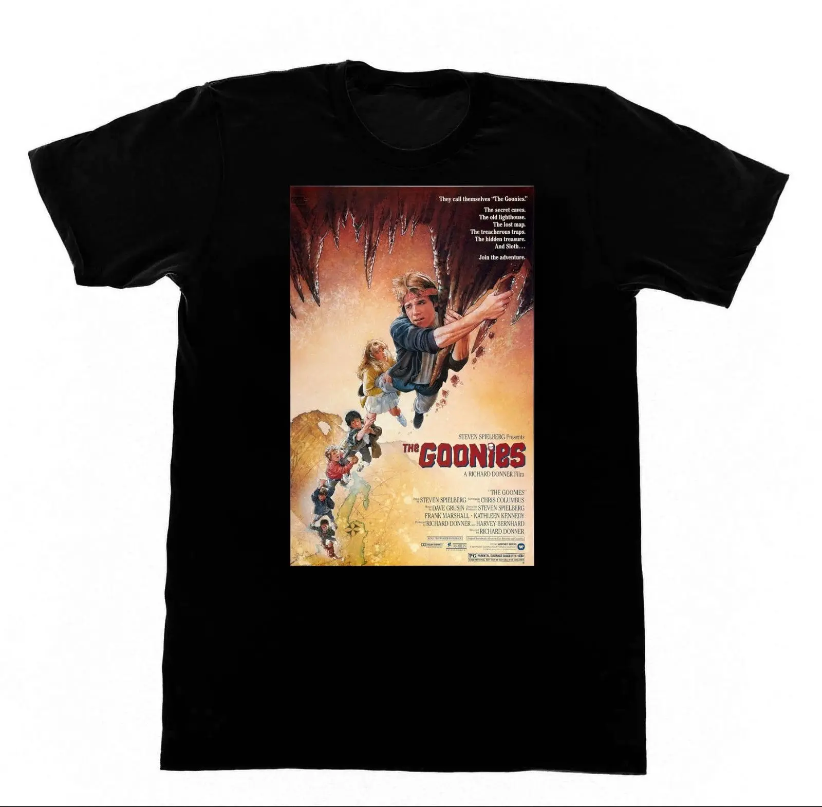 The Goonies T Shirt Spielberg Mens Print T-Shirt 100% Cotton Top Tee Short Sleeves Cotton Free Shipping
The Goonies T Shirt Spielberg Mens Print T-Shirt 100% Cotton Top Tee Short Sleeves Cotton Free Shipping