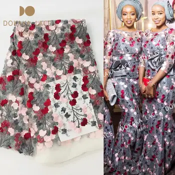Classical Flower Embroidered Net Lace Fabric Beautiful Style African Lagos Noble Lady Prom Wedding Dresses Sewing Lace
Classical Flower Embroidered Net Lace Fabric Beautiful Style African Lagos Noble Lady Prom Wedding Dresses Sewing Lace