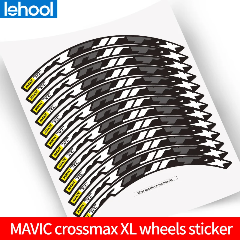 mavic CROSSMAX XL wheel stickers for MTB 26 27.5 29 inch Mountain bike wheelset Mavic CROSSMAX XL cycle replacement race Decals
mavic CROSSMAX XL wheel stickers for MTB 26 27.5 29 inch Mountain bike wheelset Mavic CROSSMAX XL cycle replacement race Decals