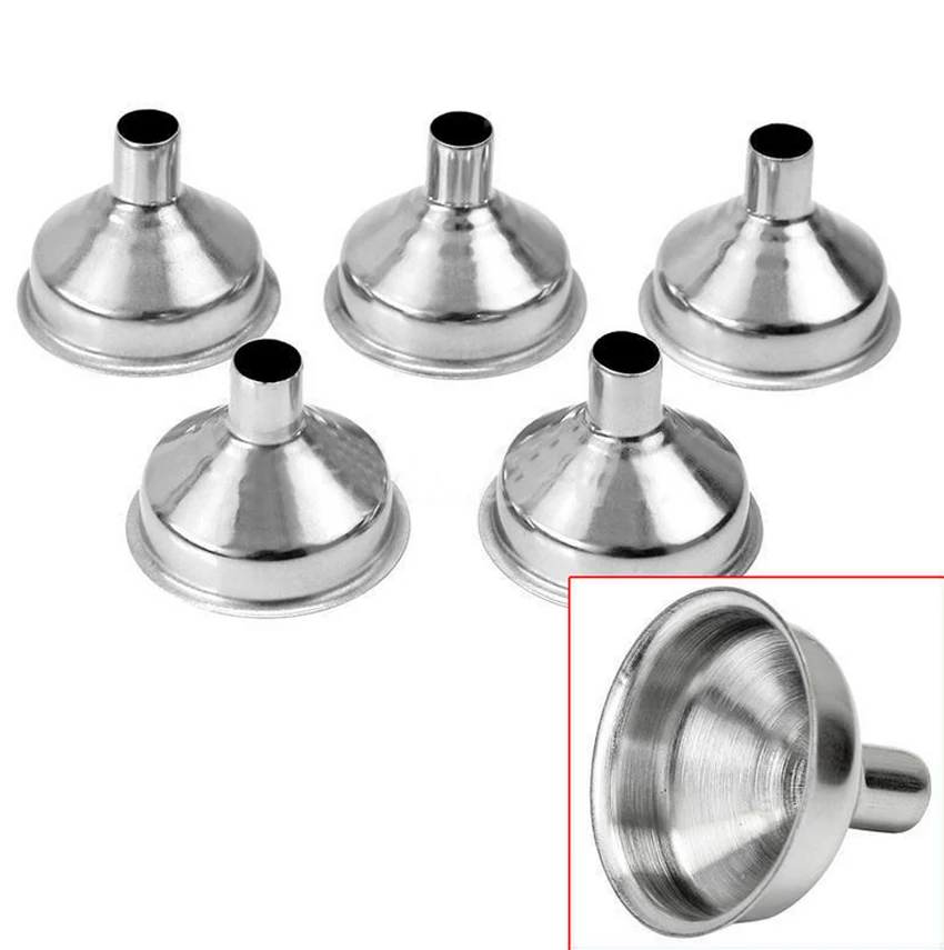 Hot Sell 5 Pcs Mini Stainless Steel Liquid Funnel Wide Mouth Kitchen Oil Canning Tool
Hot Sell 5 Pcs Mini Stainless Steel Liquid Funnel Wide Mouth Kitchen Oil Canning Tool