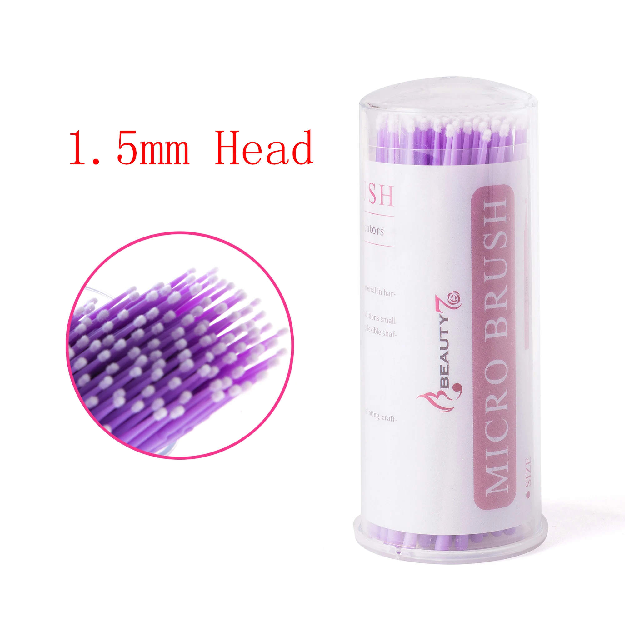 BEAUTY7 100Pcs 1.5mm Disposable Mascara Wands Eyebrow Applicators Eyelashes Mascara Micro Brush Individual Lashes Removing Tools
BEAUTY7 100Pcs 1.5mm Disposable Mascara Wands Eyebrow Applicators Eyelashes Mascara Micro Brush Individual Lashes Removing Tools