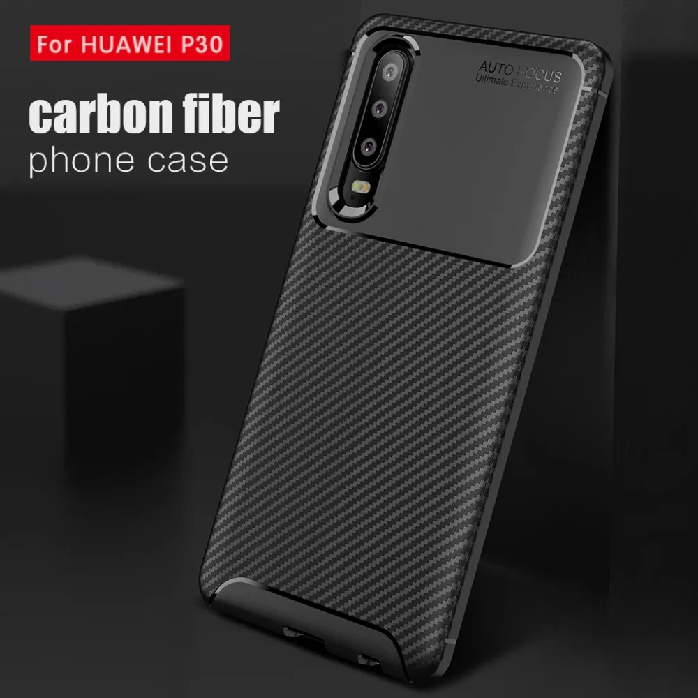For Huawei P30 Pro Case Carbon Fiber Shockproof TPU Back Cover Pouch For Huawei P30 P 30 Lite case phone Bumper coque bag Fundas
For Huawei P30 Pro Case Carbon Fiber Shockproof TPU Back Cover Pouch For Huawei P30 P 30 Lite case phone Bumper coque bag Fundas