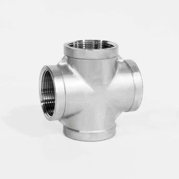 1-1/2" BSP Female Thread 201 Stainless Steel 4 Way Cross Pipe Fitting Connector For Water Oil Air
1-1/2" BSP Female Thread 201 Stainless Steel 4 Way Cross Pipe Fitting Connector For Water Oil Air