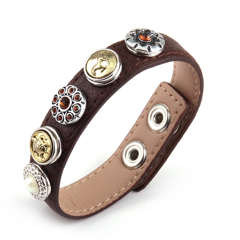 New Arrival Fashion 1.2cm Metal Button Leather Bracelets For Women Leather Wrap Bracelet Free Shipping
New Arrival Fashion 1.2cm Metal Button Leather Bracelets For Women Leather Wrap Bracelet Free Shipping