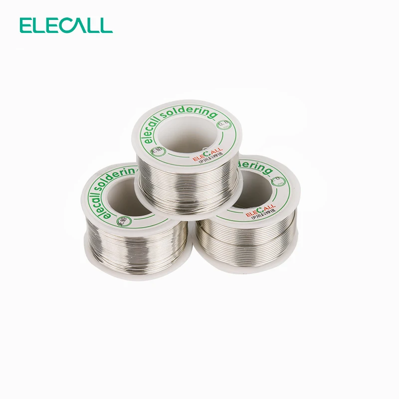 ELECALL 3pcs Tin 0.8mm 75g Rosin Core Tin/Lead Free Rosin Roll Flux Reel Lead Free Melt Core Soldering Tin Solder Wire
ELECALL 3pcs Tin 0.8mm 75g Rosin Core Tin/Lead Free Rosin Roll Flux Reel Lead Free Melt Core Soldering Tin Solder Wire