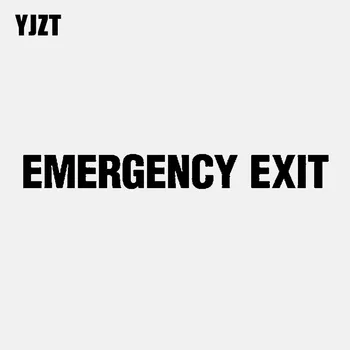 YJZT 17.2CM*2CM Personality Vinyl Accessories EMERGENCY EXIT Waterproof Decal Car Sticker Black Silver C11-1993
YJZT 17.2CM*2CM Personality Vinyl Accessories EMERGENCY EXIT Waterproof Decal Car Sticker Black Silver C11-1993