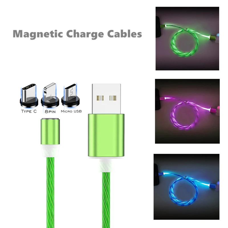 Micro USB 5Pin Type C LED Follow luminous Light USB Magnetic Charger Cable For iPhone 5 6 7 8 X Xs Xr Xiaomi Huawei Samsung A70
Micro USB 5Pin Type C LED Follow luminous Light USB Magnetic Charger Cable For iPhone 5 6 7 8 X Xs Xr Xiaomi Huawei Samsung A70