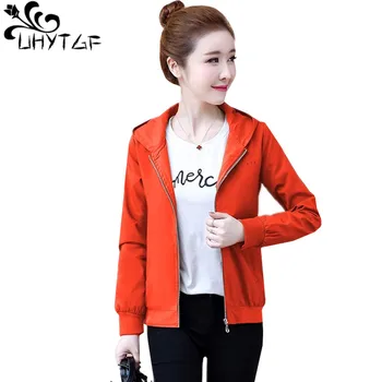 UHYTGF 4XL Oversized jacket women New Baseball uniform Lady Spring coat Fashion hooded Short tops casual plus size outerwear 470
UHYTGF 4XL Oversized jacket women New Baseball uniform Lady Spring coat Fashion hooded Short tops casual plus size outerwear 470