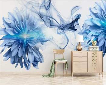 beibehang wallpaper Modern minimalistic abstract smoke blue floral wallpaper bedroom wallpaper papel de parede 3d wallpaper 3d
beibehang wallpaper Modern minimalistic abstract smoke blue floral wallpaper bedroom wallpaper papel de parede 3d wallpaper 3d