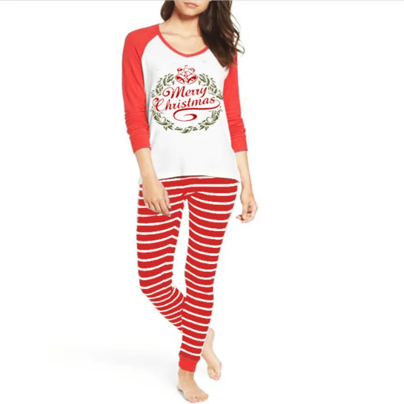 Winter Warm Family Matching Christmas Pajamas Set Women Bottom Striped Deer Printing Tops T Shirt Sleepwear
Winter Warm Family Matching Christmas Pajamas Set Women Bottom Striped Deer Printing Tops T Shirt Sleepwear