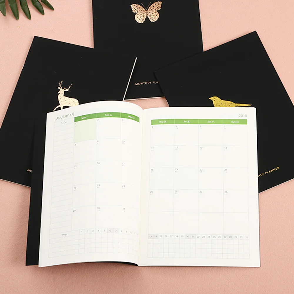 2018 A4 Gold Animal Design Schedule Monthly Planner Organizer Planner Book Notebook Weekly Notepad Stationary
2018 A4 Gold Animal Design Schedule Monthly Planner Organizer Planner Book Notebook Weekly Notepad Stationary