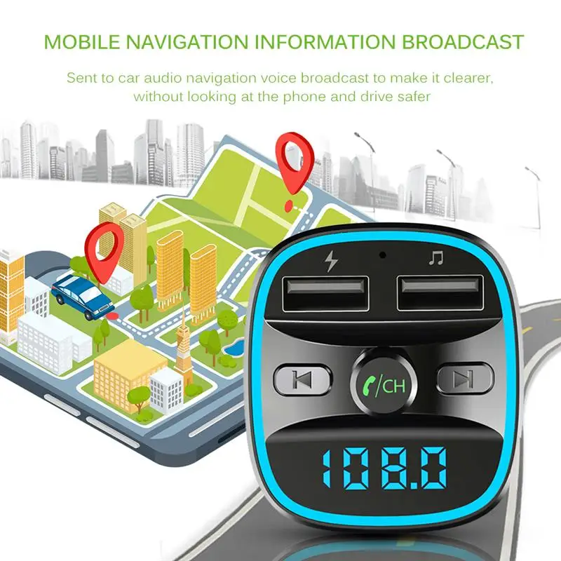 car bluetooth fm transmitter