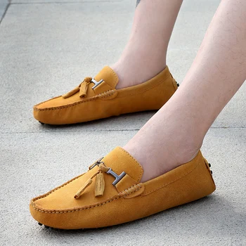 GOXPACER Spring Summer Loafers Boat Shoes Tassel Metal Buckle Men Genuine Leather Casual Shoes Fashion Single Men Shoes 2018 New
GOXPACER Spring Summer Loafers Boat Shoes Tassel Metal Buckle Men Genuine Leather Casual Shoes Fashion Single Men Shoes 2018 New