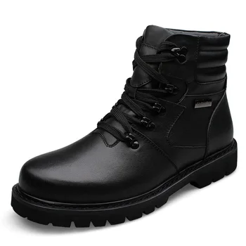EU Size 37-48 Genuine Leather Men Hiking Shoes Male Ankle Martin Boots Winter Plush Warm High Top Walking Footwear Tooling Boots
EU Size 37-48 Genuine Leather Men Hiking Shoes Male Ankle Martin Boots Winter Plush Warm High Top Walking Footwear Tooling Boots